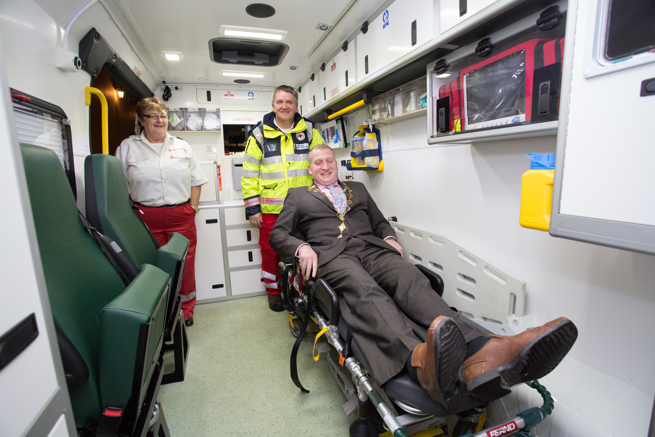 Mayor launches newest Irish Red Cross ambulance in Limerick