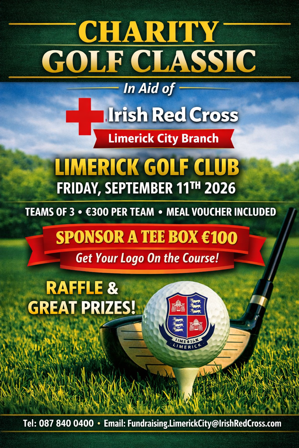 Charity Golf Classic Team Booking